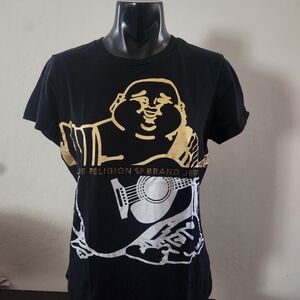 True Religion Black Tee